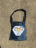 Aries Denim Tote Bag