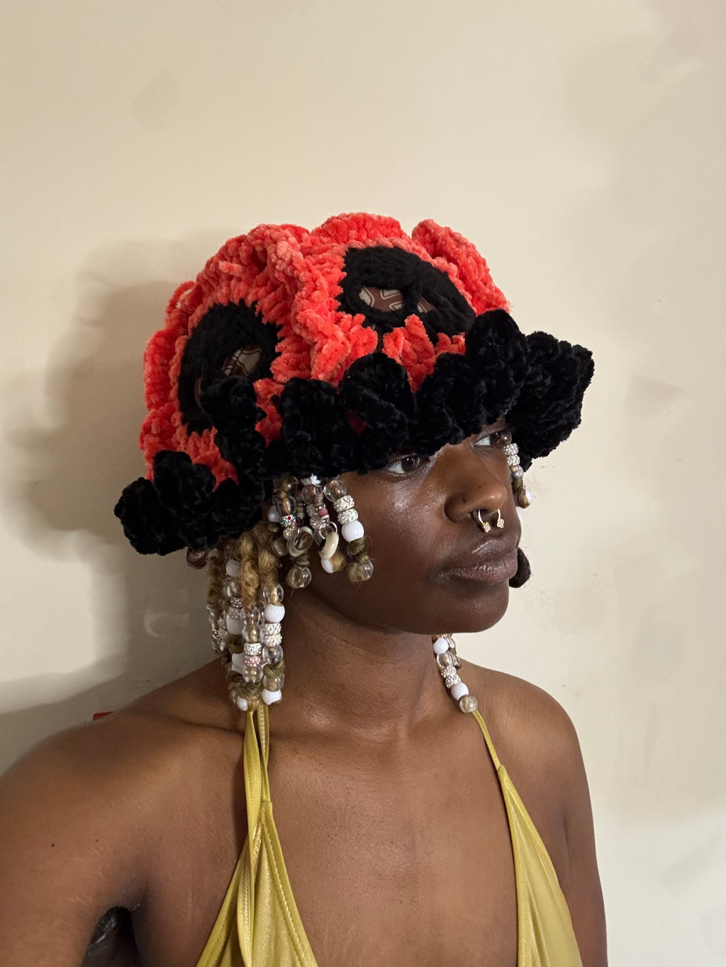 Skull Crochet Bucket Hat