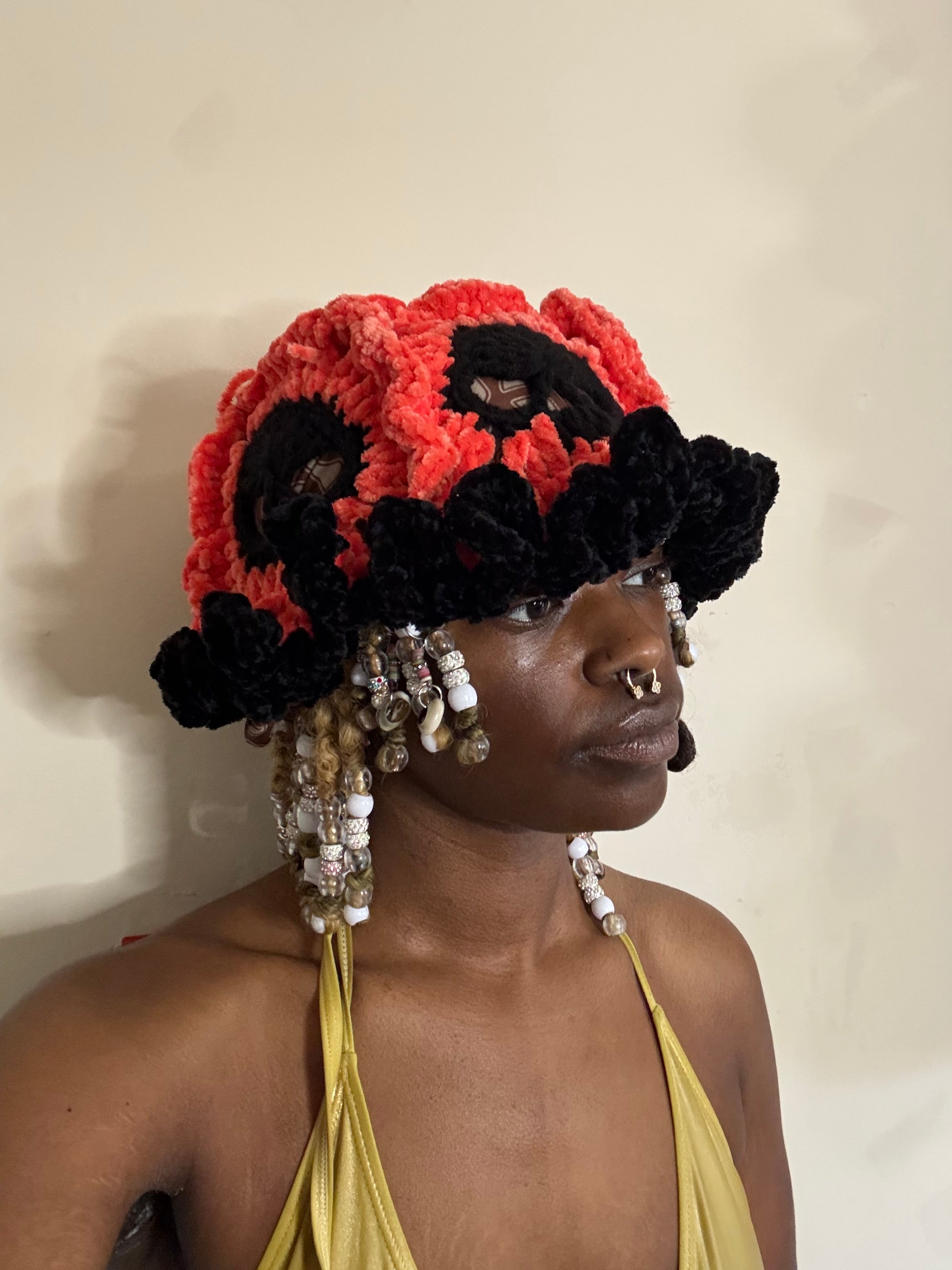Skull Crochet Bucket Hat