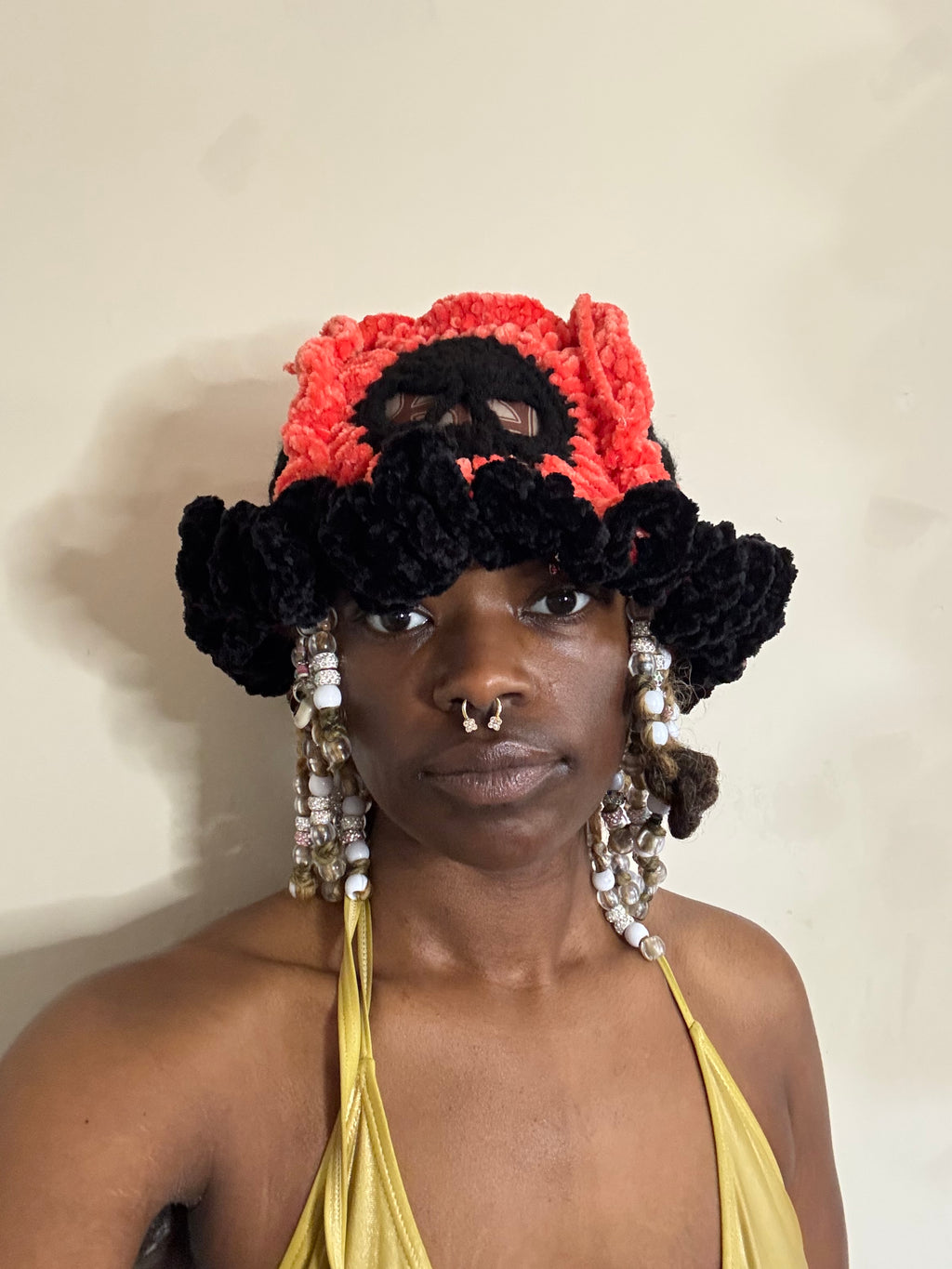 Skull Crochet Bucket Hat